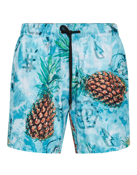 Beachwear Short Trousers Pineapple Skies