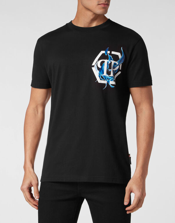 T-shirt Round Neck SS Flame Logos