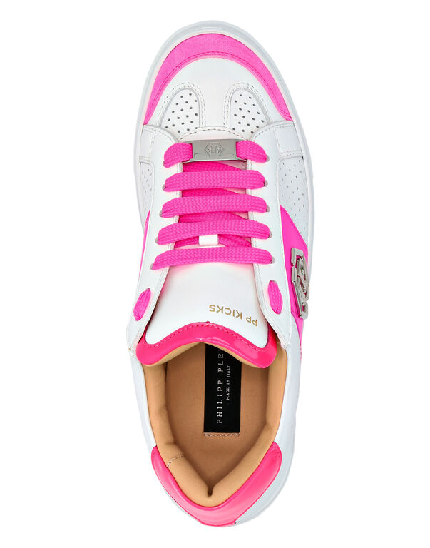 Mix Leather  Lo-Top Sneakers