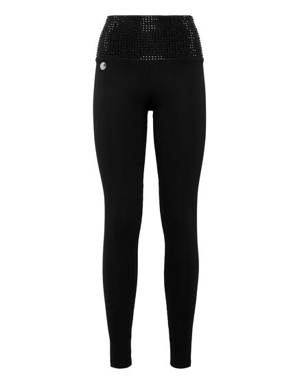 High Weist Leggings  with Crystals