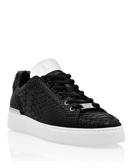 LO-TOP SNEAKERS SILVER $URFER PYTHON