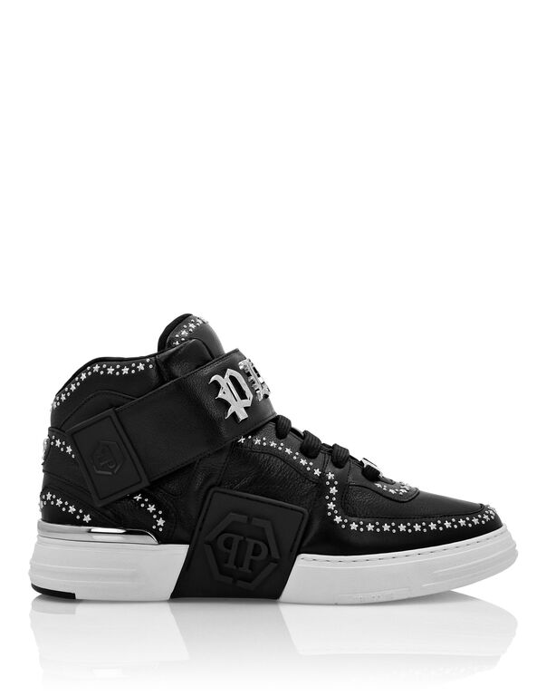 Nappa Leather  Mid-Top Sneakers Gothic Plein