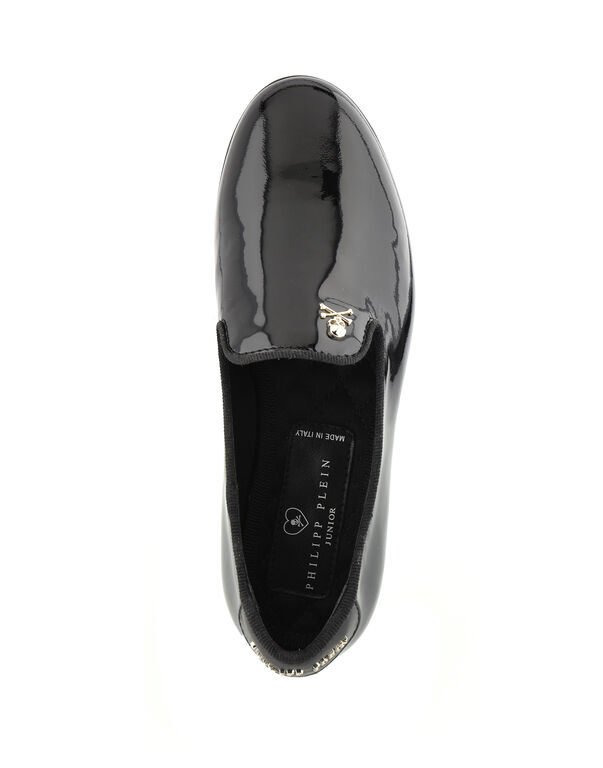 LOAFERS PATENT SKULL