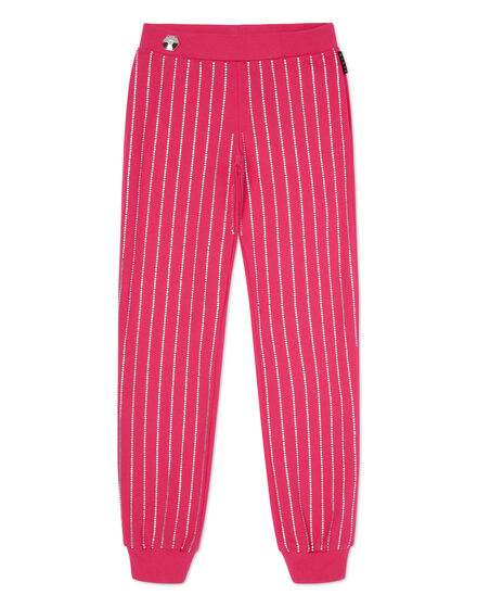 Jogging Trousers Crystal Stripe