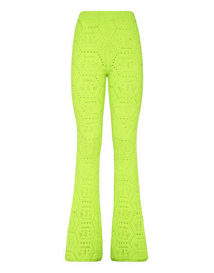 Fluo Knit Trousers Monogram