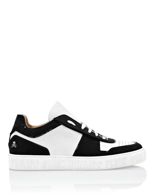 Lo-Top Sneakers Bicolor mix leathers King Power