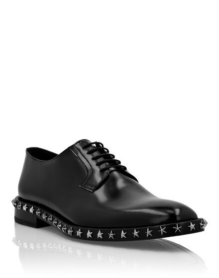 Calf Skin Leather Lace Up Shoes