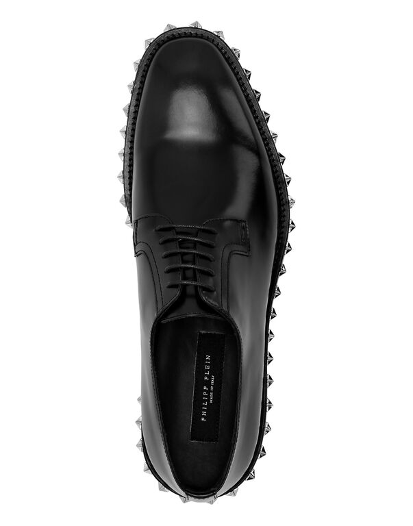 Calf Skin Leather Lace Up Shoes