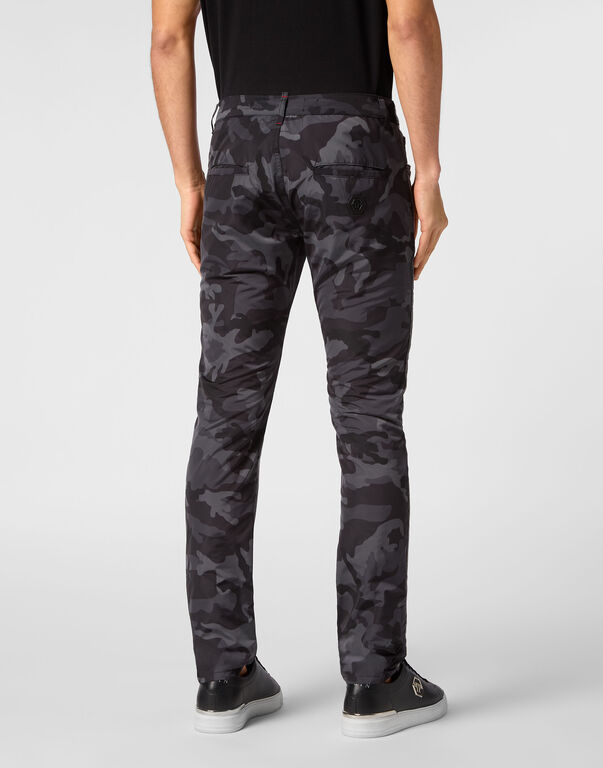 Super Straight Cut Trousers Camouflage