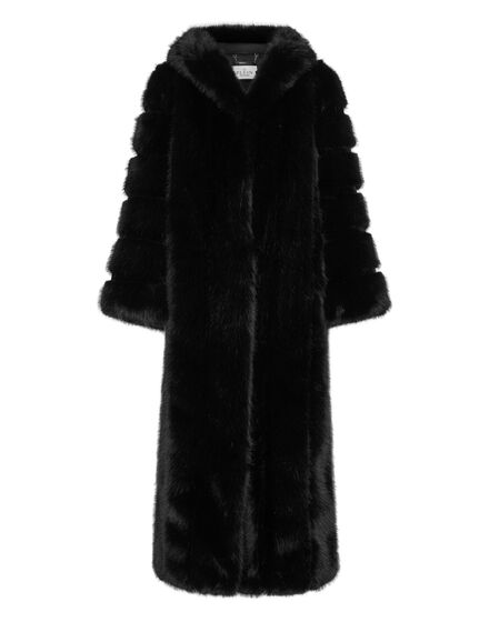 Long Eco Fox Coat