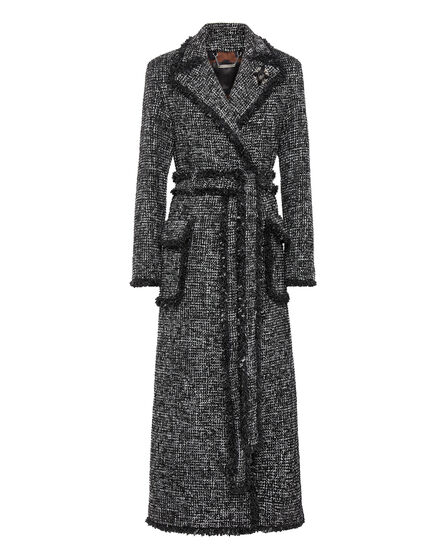 Tweed Long Coat