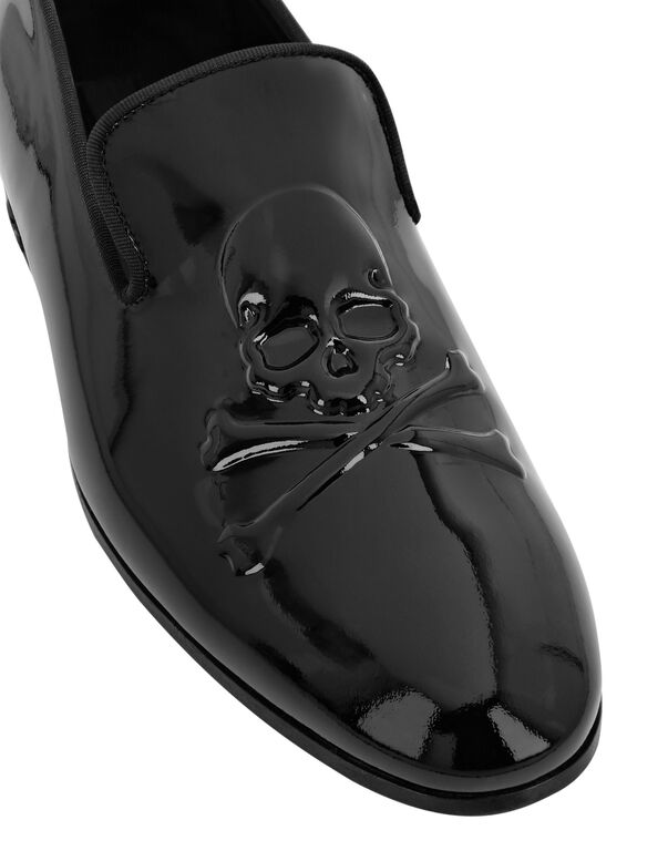Patent Leather Loafers Skull&Bones