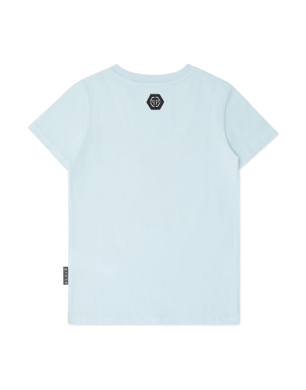T-shirt Round Neck SS with Crystals