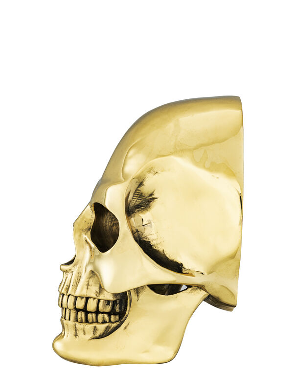 Gold Skull Wall element set of 2