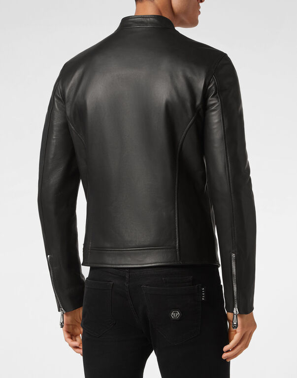 Leather Moto Jacket