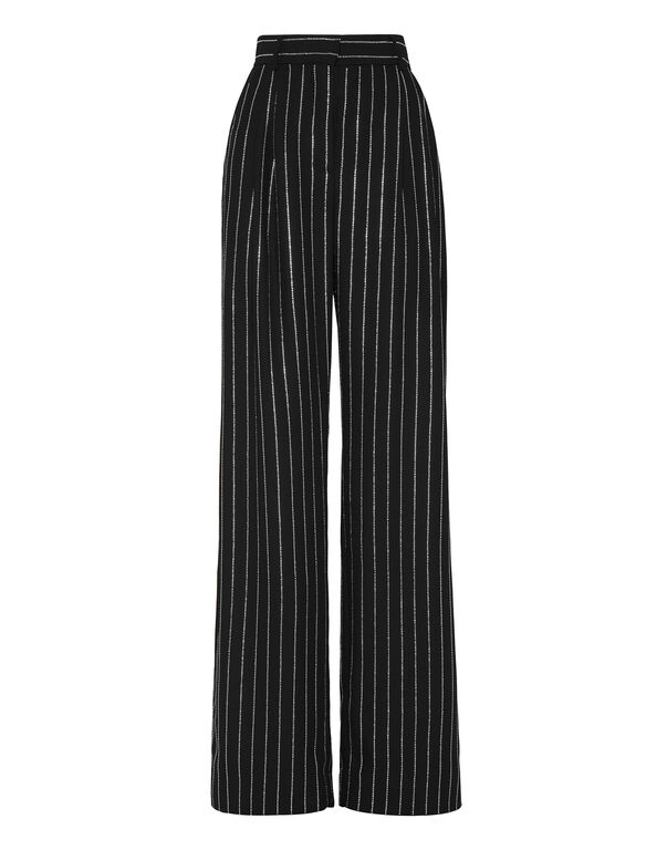 Cady Trousers Man Fit Crystal Pinstripe