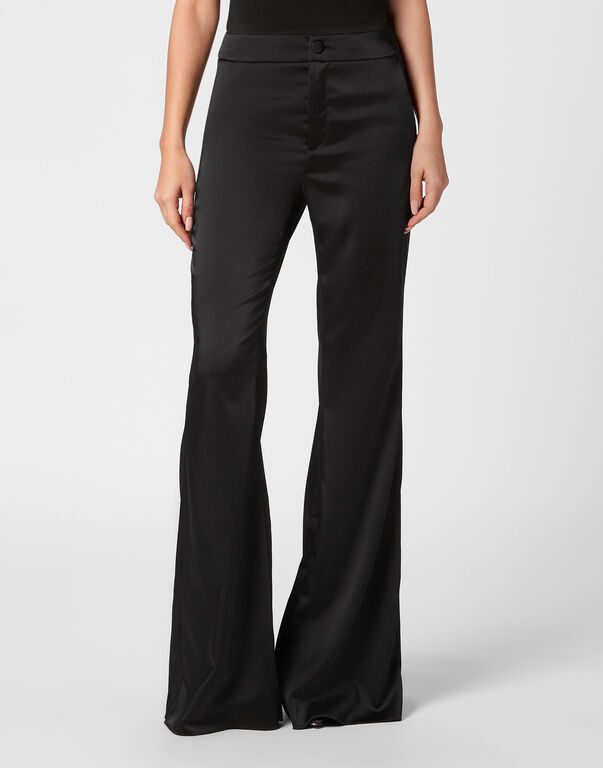 Satin Flaire Trousers