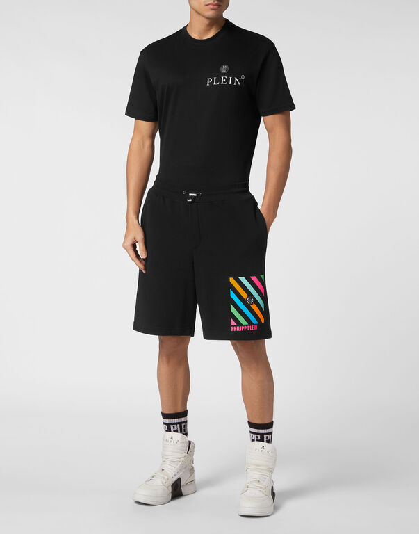 Jogging Shorts Rainbow Stripes