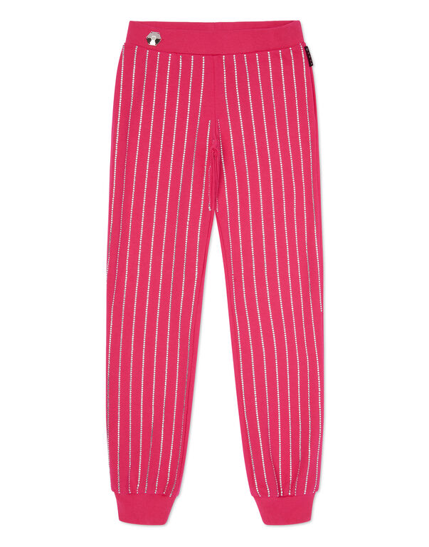 Jogging Trousers Crystal Stripe