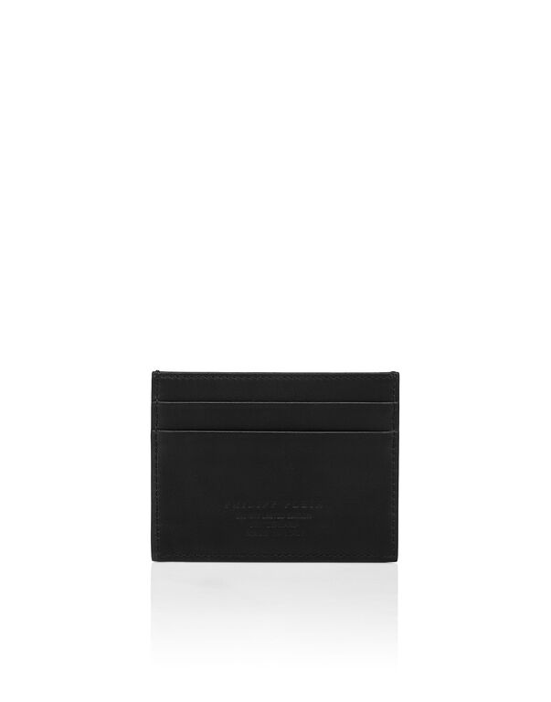 Leather Credit Cards Holder Iconic Plein