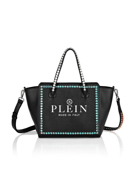 Leather Small Shoulder Bag Iconic Plein