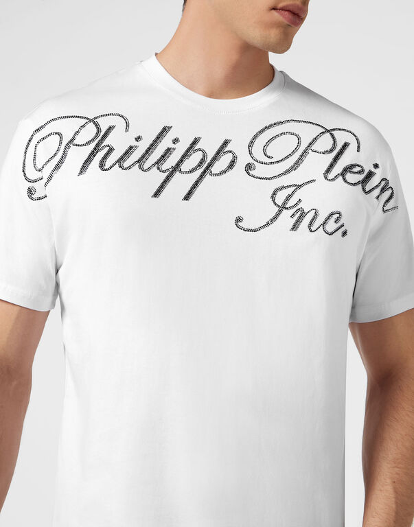 T-shirt Round  Neck SS with crystals Philipp Plein TM
