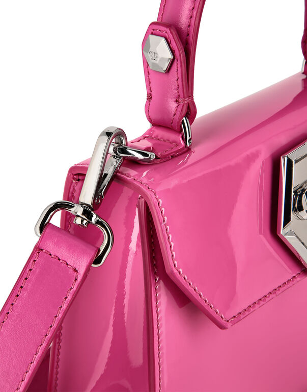 Small Handbag Superheroine Patent Leather