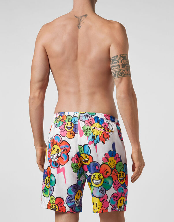 Beachwear Short Trousers Flowers