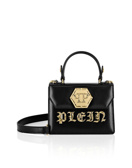 Small Leather Handle bag Gothic Plein