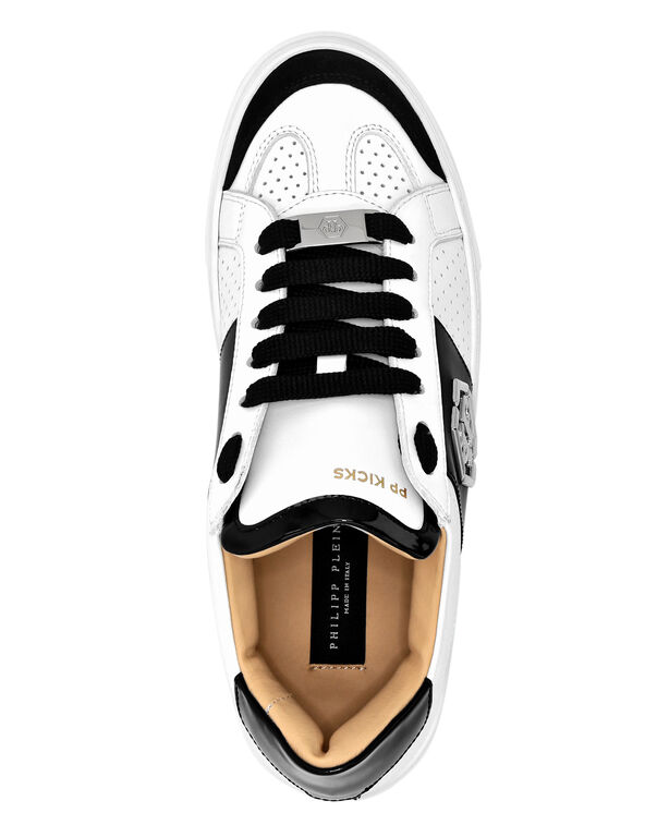 Mix Leather  Lo-Top Sneakers