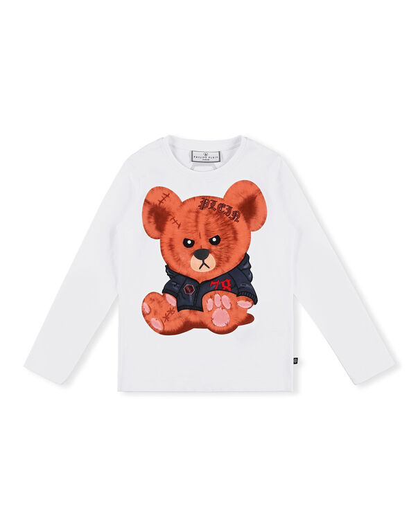 T-shirt Round Neck LS Teddy Bear