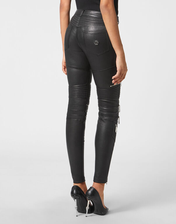 Leather Trousers Long