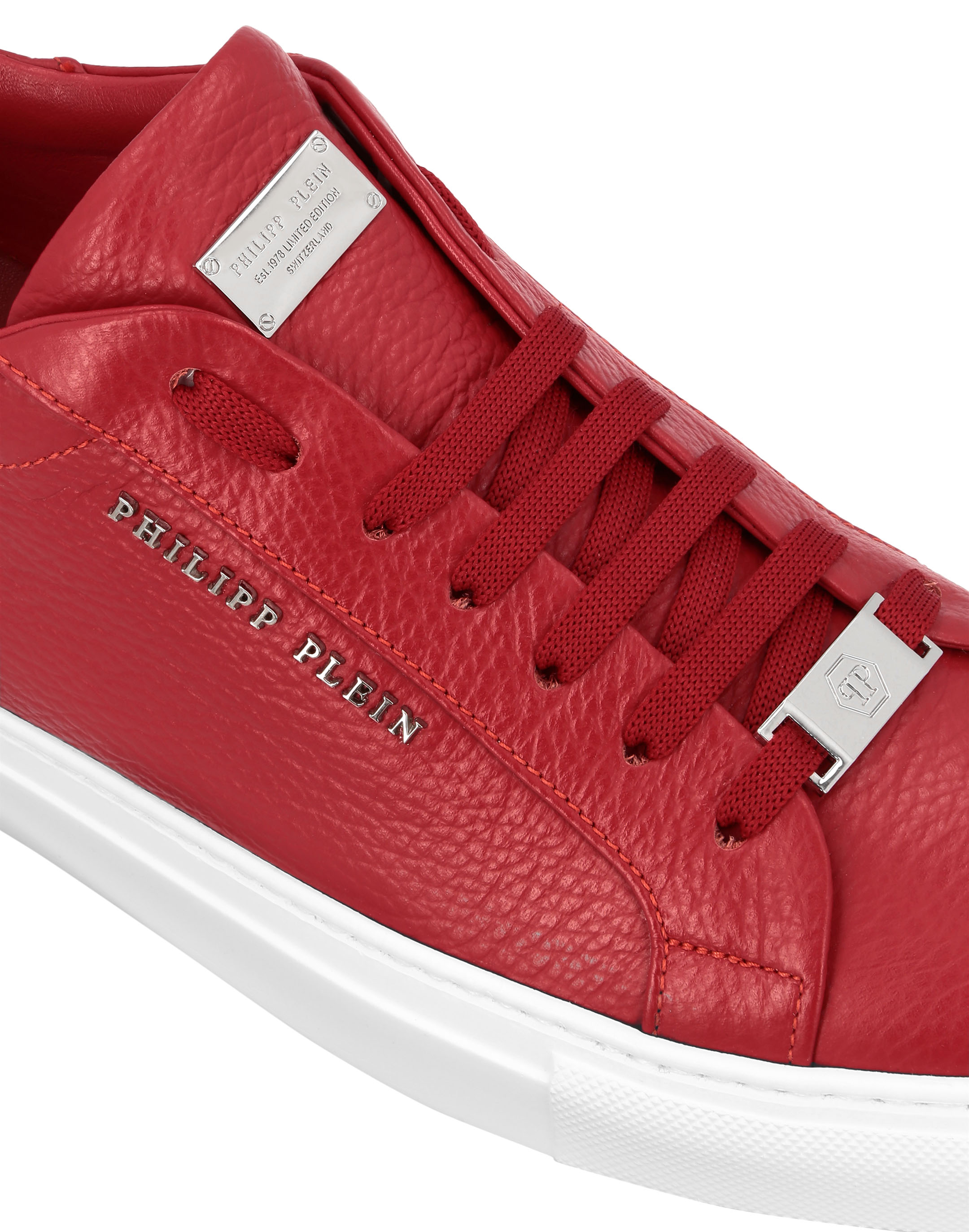 philipp plein sneakers red