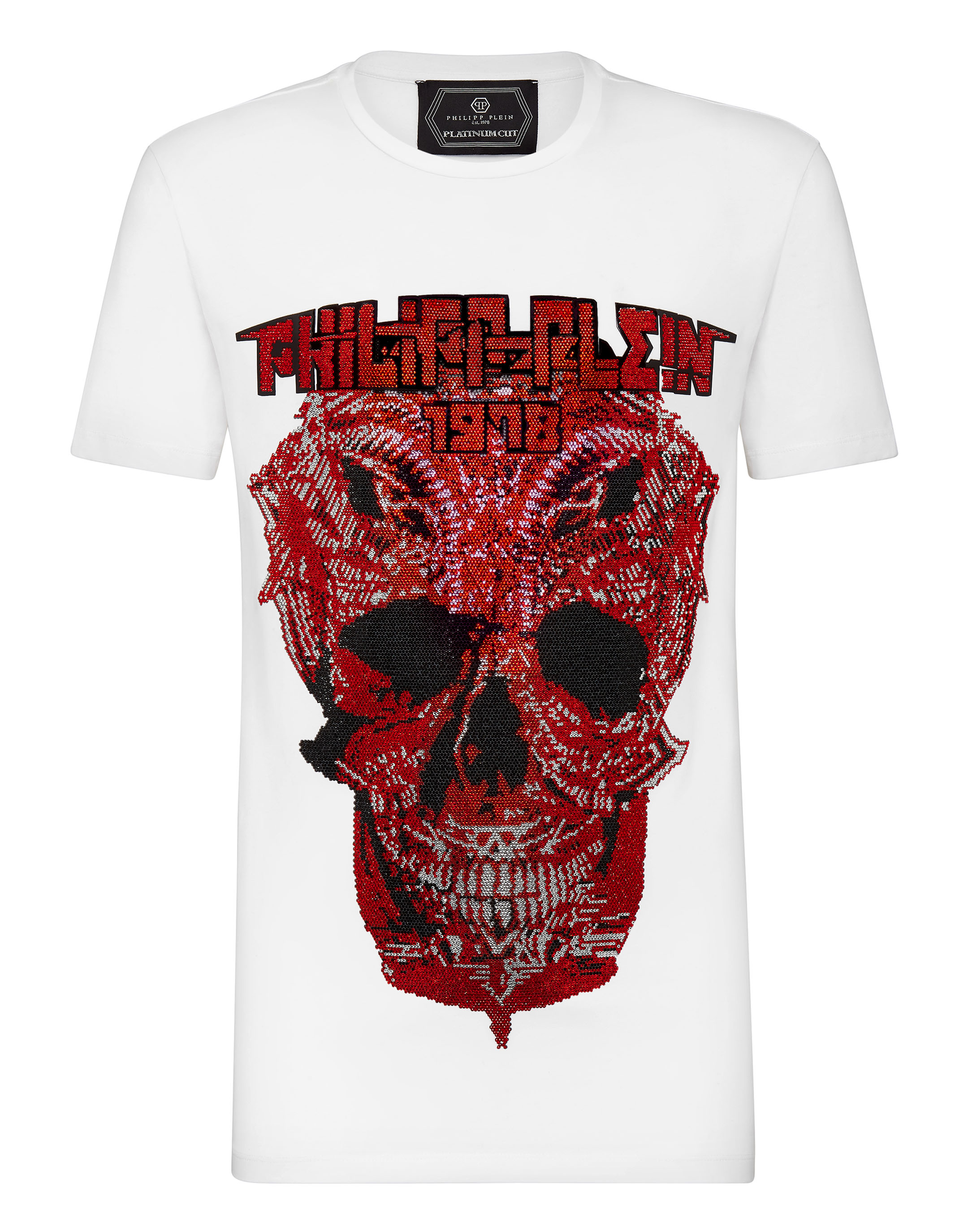 T-shirt Round Neck SS Skull and Plein 